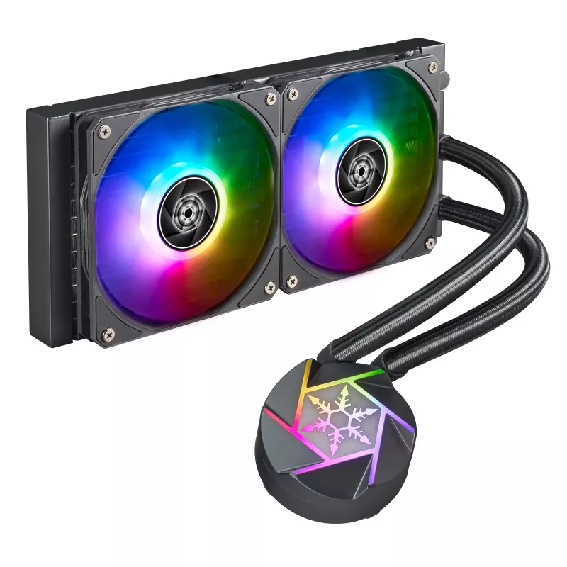 SilverStone VIDA 240 plonas, AiO skystasis aušinimas, juoda - 240 mm