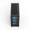 PC korpusas Fractal Design Pop 2 Air Juoda TG RGB Midi Tower — ATX/Micro‑ATX/Mini‑ITX, 3x120mm priekyje, 1x120mm gale, 2,5 colio+3,5 colio nišos