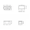Apsauginis lizdo dangtelis VGA DeLOCK 60162