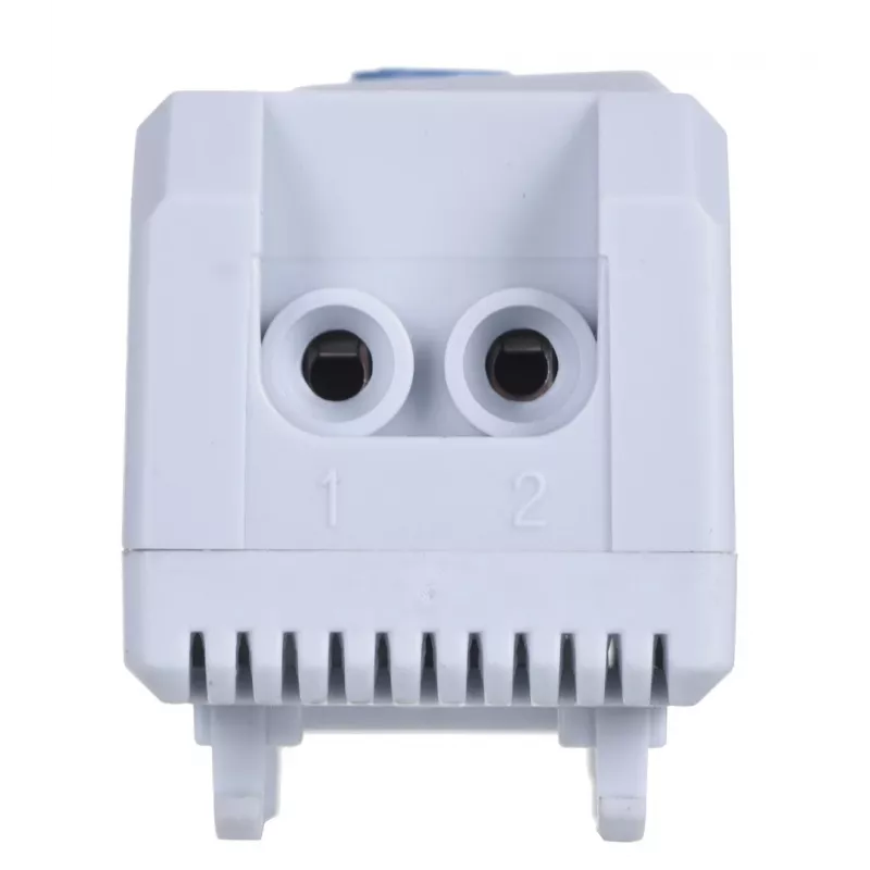 Termostatas Alantec KTS, sukamoji reguliavimo rankenėlė, IP20, plastikinis korpusas, pilkas, -45–70 °C, 60×33×43 mm