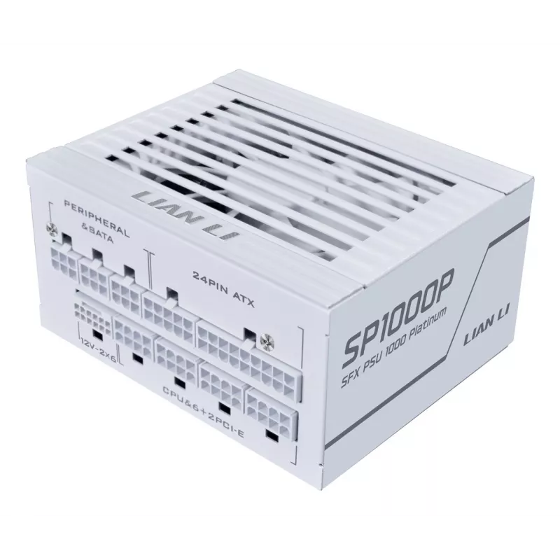 Maitinimo blokas Lian Li SP Series Platinum SFX visiškai modulinis PCIe 5.1 ATX 3.1 1000W (G9P.SP1000P.W000.EU)