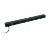 APC RACK PDU BASIC ZERO U 10A 230V maitinimo paskirstymo įrenginys (PDU) 15 kintamosios srovės lizdų 0U juodas