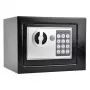 Seifas Extralink Safe ExtraLink Home S-406 juodas su raktiniu užraktu, kompaktiškas namų modelis