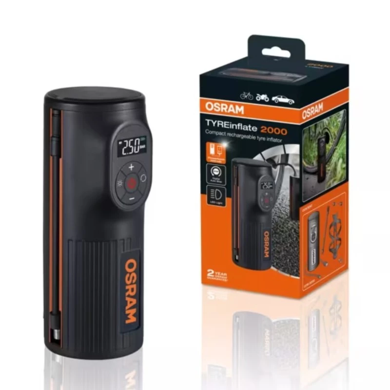 OSRAM TYRE INFLATE 2000 padangų pripūtiklis
