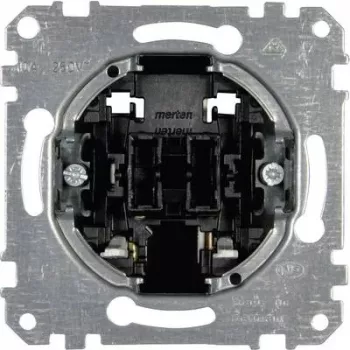Mygtukinis jungiklis Merten MEG3150-0000 1P metalinis, 250 V kintamoji srovė, 10 A