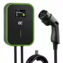 Elektrinio automobilio įkrovimo stotelė Green Cell EV14 22 kW juoda aliuminė, skirta montuoti ant sienos