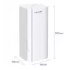 Belaidis maršrutizatorius TENDA EE3 Pro (2 vnt. rinkinys) Dviejų juostų 802.11ac, 2,4/5 GHz, 2882 Mbps, 3x LAN, 5 integruotos antenos