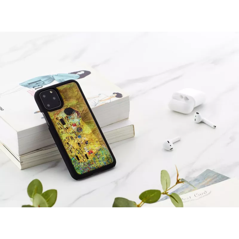 Išmaniojo telefono dėklas iKins, skirtas iPhone 11 Pro — juodas, apsauginis minkštas dangtelis