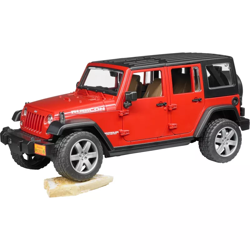 Bevielio visureigio modelis BRUDER JEEP Wrangler Unlimited Rubicon