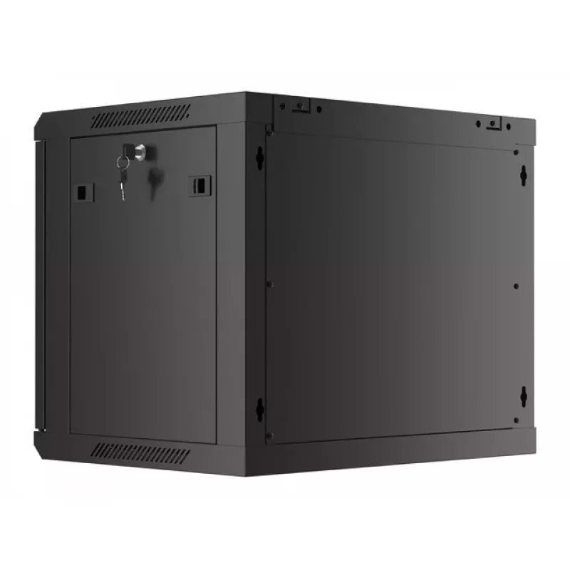 Sieninė spinta LANBERG WF01-6409-23B 9U, 60 kg, IP20, 600×450×512 mm, juoda
