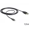 USB laidas DeLOCK USB 2.0-A - USB micro-B 1,5m