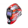 Suvirinimo šalmas YATO YT-73921 su automatiniu tamsėjimo filtru, atspalvis 9–13, PC korpusas, apžvalgos langas 4,3×9,8 cm, baterija 3V