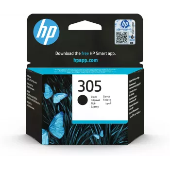 HP 305 Juoda originali rašalo kasetė, juoda, 1 vnt., 120 puslapių