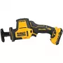 DeWALT DCS312D2-QW stūmoklinis pjūklas 2800 smūgių/min Juodas, Geltonas
