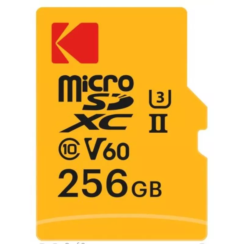 Flash atmintinė Kodak 256GB UHS-II U3 A1 V60 Ultra Pro EKMSDM256GUHS2V1K
