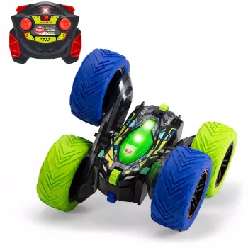 Radijo bangomis valdomas automobilis Dickie Cyber Flip RTR 2.4 GHz — modelis 201105010, paruoštas naudojimui