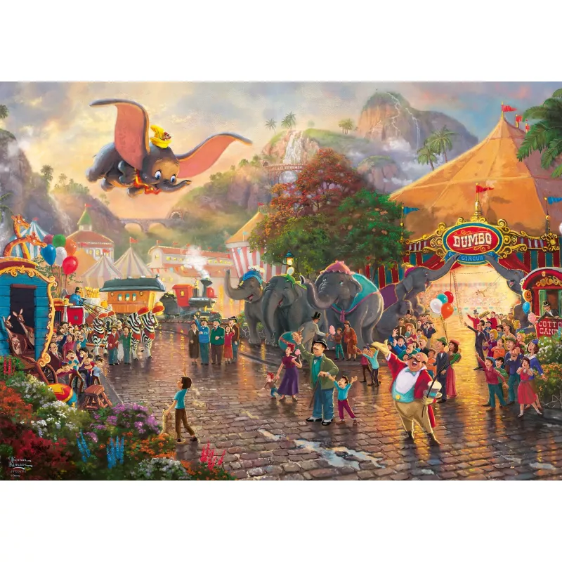Thomas Kinkade Studios: Disney - Dumbo, dėlionė