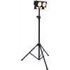 Sceninio LED šviestuvo rinkinys EUROLITE CBB-2 COB WW su stovu, šilta balta, COB, kompaktiškas šviestuvas ir trikojis