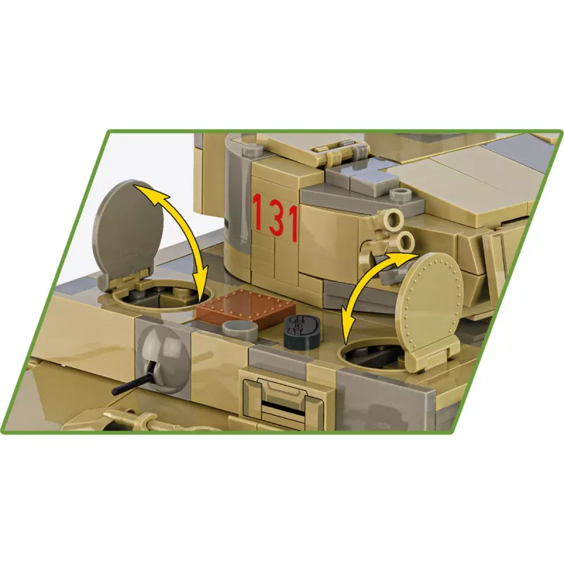 Statybinis rinkinys COBI Panzer VI Tiger no131 1275 detalės