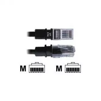 PatchSee BasicPatch - Patch-Cable - RJ-45 (M) to RJ-45 (M) - 1.5 m - FTP - CAT 5e - ekranuotas - juodas