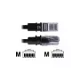 PatchSee BasicPatch - Patch-Cable - RJ-45 (M) to RJ-45 (M) - 1.5 m - FTP - CAT 5e - ekranuotas - juodas