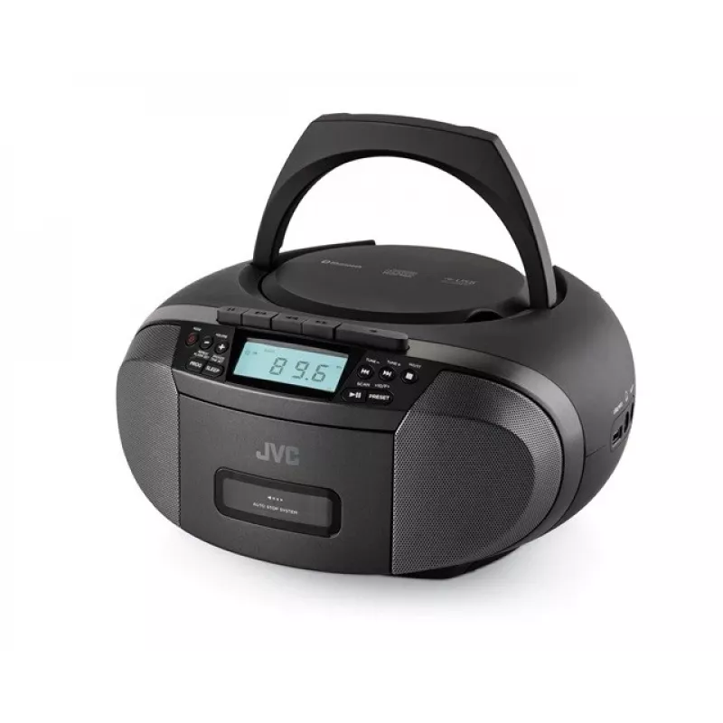 Radijo grotuvas JVC RC-E444B juodos spalvos su CD grotuvu ir FM imtuvu