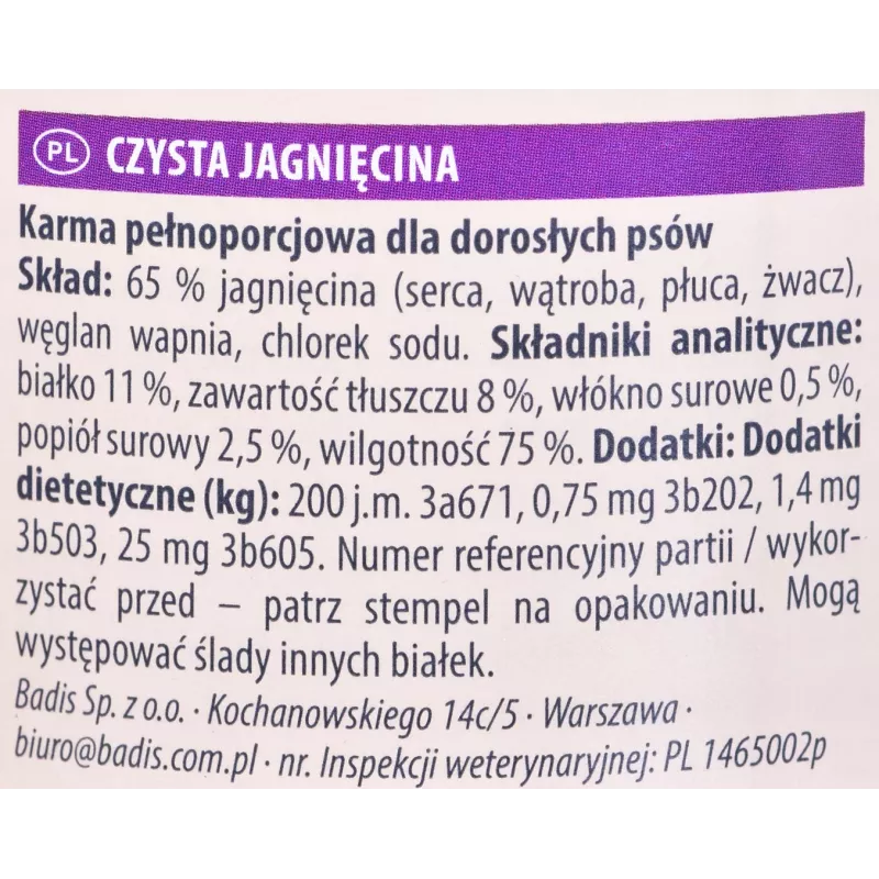 Šlapias šunų maistas animonda GranCarno Lamb Adult — konservuotas 400 g, baltymai 11%, riebalai 8%, drėgmė 75%