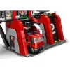 Konstruktorius LEGO City gaisrinė su sukiojamų kopėčių automobiliu 60414 — 843 detalės, 5 minifigūrėlės, 220×320×140 mm