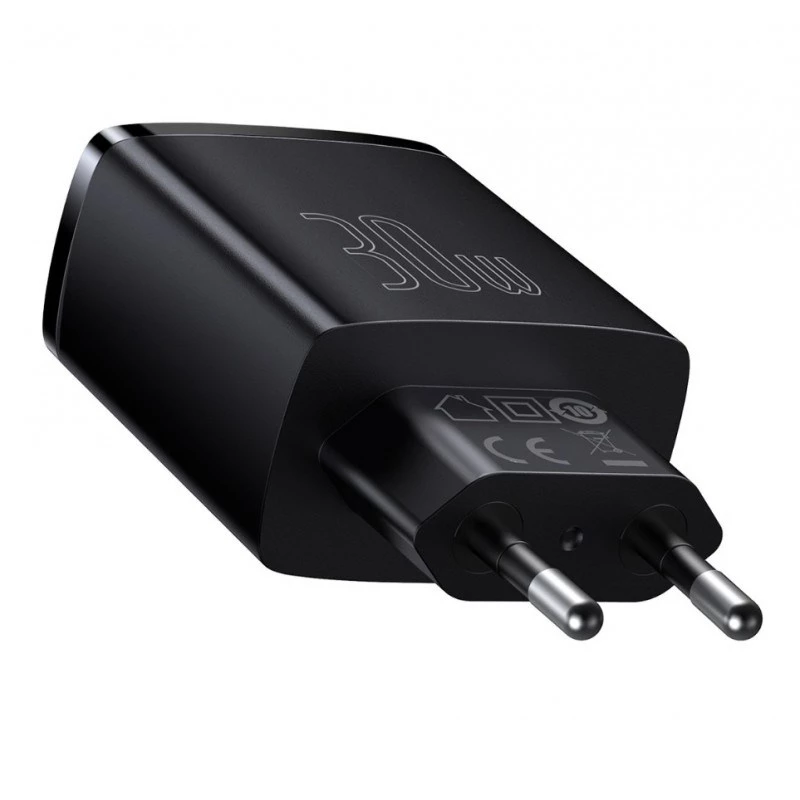 Baseus 30W USB įkroviklis QC PD3.0 Type C PD greitasis įkrovimas greitasis telefono įkroviklis, skirtas iPhone 17 16 15 14 13 12 Pro Max Xiaomi Samsung