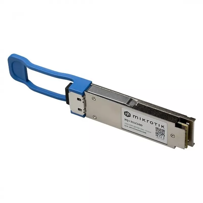 Mikrotik XQ+31LC10D tinklo siųstuvas-imtuvas, šviesolaidinis, 100000 Mbit/s, QSFP28, 1309 nm