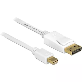 DeLOCK - DisplayPort laidas - Mini DisplayPort (V) - DisplayPort (V) - 3,0m - Balta (83483)