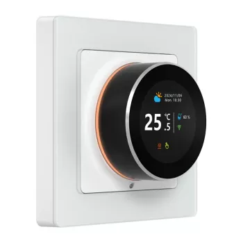 Išmanusis termostatas „Avatto WT20R-WH-3A-W WiFi“ – kambario temperatūros valdiklis su Wi‑Fi ir energijos taupymo režimais