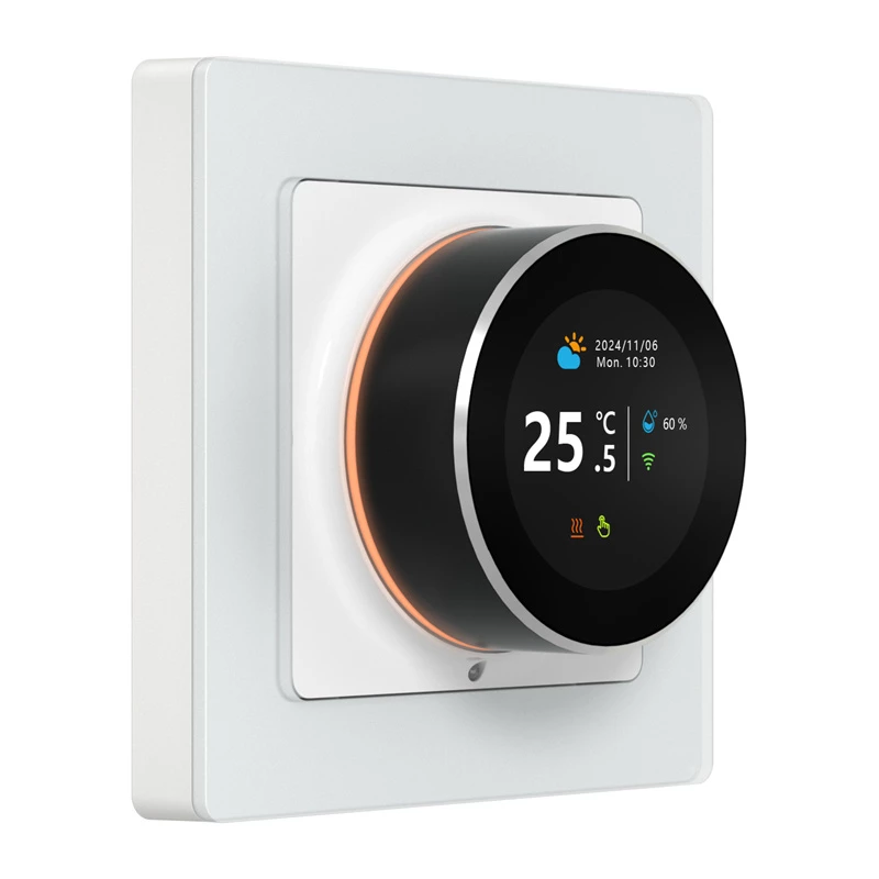 Išmanusis termostatas „Avatto WT20R-WH-3A-W WiFi“ – kambario temperatūros valdiklis su Wi‑Fi ir energijos taupymo režimais