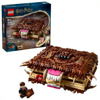 LEGO Harry Potter žaidimų rinkinys „Monstrų knyga“ 76449 — 518 detalių, 1 minifigūrėlė, pritvirtinami dantys
