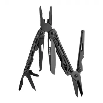 Multitool Nextool NE20151 — 11-in-1 sulankstomas daugiafunkcis įrankis, juodas, sulankstyto ilgis 10,6 cm, svoris 256 g, storis 21 mm, plotis 36 mm