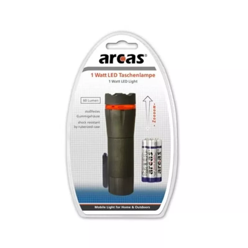 Žibintuvėlis ARCAS 30700020 LED 1W 60lm su priartinimo funkcija