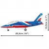 Konstrukcinis žaislas Cobi Alpha Jet Patrouille de France 1:48 mastelio modelis COBI-5841