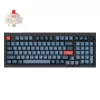 Keychron V5 Max klaviatūra universali RF belaidė Bluetooth juoda pilka 96% mechaninė