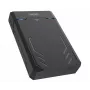 HDD/SSD korpusas Unitek Y-3035 — 2,5/3,5 colio SATA, USB 3.2 Gen 1 (USB Type-B), 6 Gbit/s, juodas, kintamosios srovės adapteris