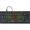 Sharkoon SGK25 klaviatūra, namų, USB, QWERTZ, vokiška, juoda, 75%, RGB LED