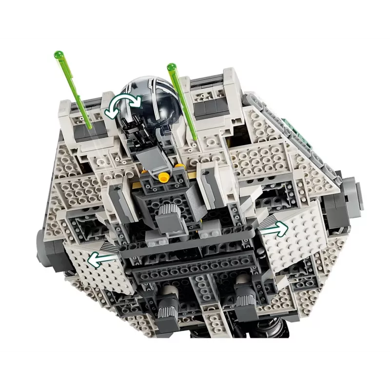 LEGO Star Wars žaidimo rinkinys 75357 — The Ghost and Phantom II, 1 394 dalys, 4 mini figūrėlės, amžius 10+