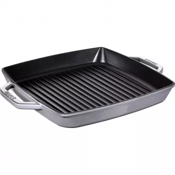 Grill Pan Staub 40511-785-0 33 cm Induction Graphite Pilka