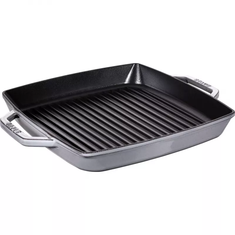 Grill Pan Staub 40511-785-0 33 cm Induction Graphite Pilka