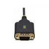 StarTech.com 4 m dviejų prievadų USB–serijinė sąsaja adapterio kabelis, keičiami DB9 varžtai/veržlės, COM išsaugojimas, USB-A į DB9 RS232, FTDI, 4 lygio ESD apsauga, Windows/macOS/ChromeOS/Linux – tvirta TPE konstrukcija