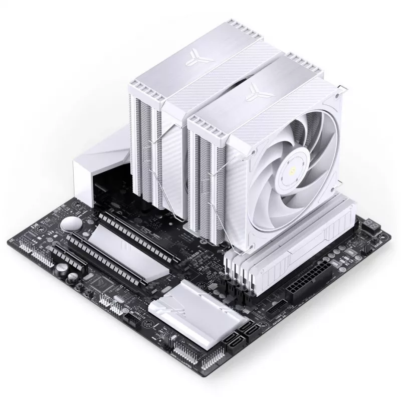 Jonsbo HX6280 CPU aušintuvas, PWM, RGB - 130mm, baltas
