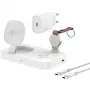 Mobiliojo įrenginio įkroviklis 4smarts 540994 Vidinis DC USB belaidis greitas įkrovimas 12 V įvestis 5 V išvestis USB-C prievadas Apsauga nuo viršįtampio ir trumpojo jungimo Balta