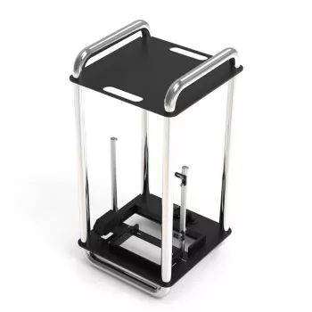 Kompiuterių korpusas Streacom DA6 Mini-ITX Case - Chromas