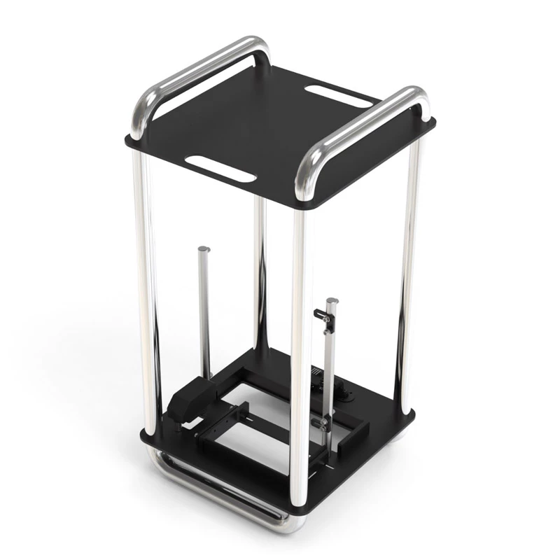 Kompiuterių korpusas Streacom DA6 Mini-ITX Case - Chromas