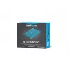 Išorinio HDD/SSD korpuso NATEC Rhino GO 2,5 colio — USB 3.0, SATA III, iki 4 TB, 9,5 mm, aliuminis, mėlynas