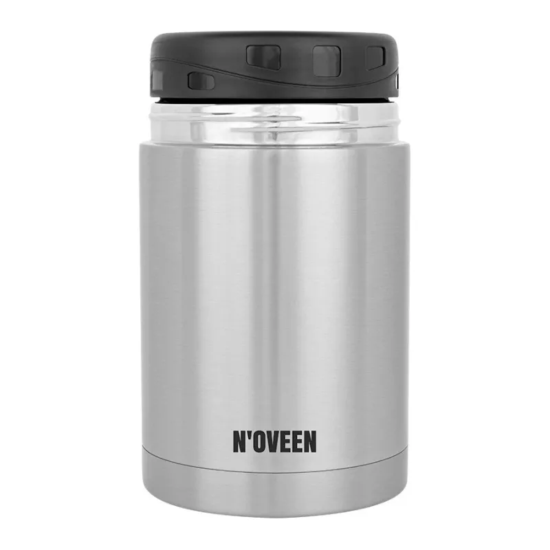 N'OVEEN TB951 pietų termosas, 800 ml, sidabrinis